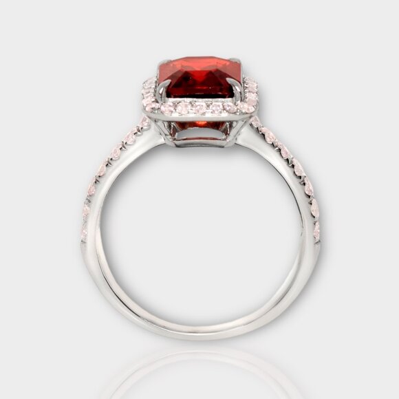 Red Garnet Ring - Picture 6 of 7